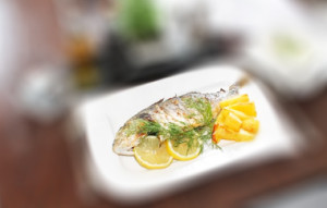 Fisch Freitag im Restaurant Haus Schmitz zum Beispiel mit Dorade.