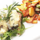 Roastbeef mit Blauschimmelkäse und Bratkartoffeln im Restaurant Haus Schmitz!